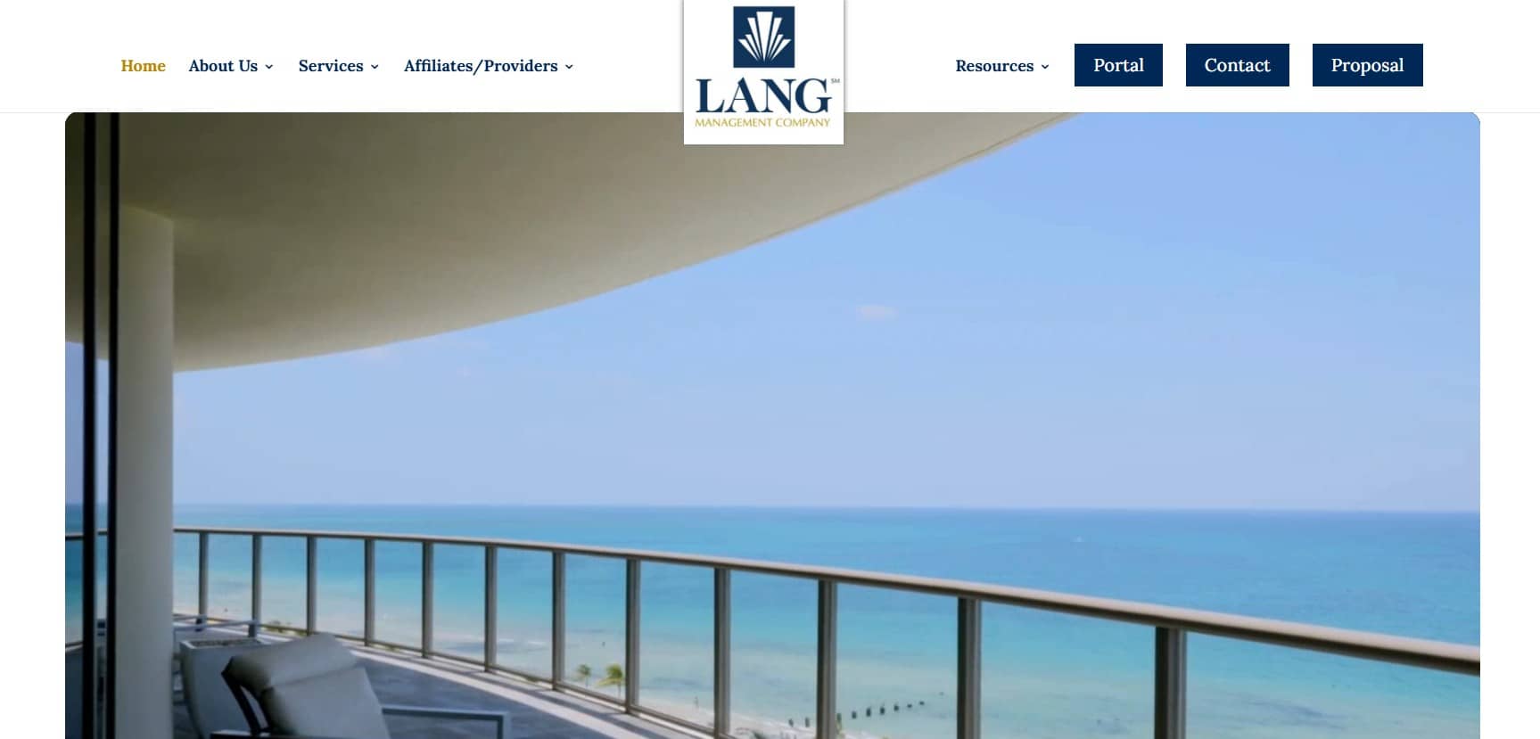 Property Management website design