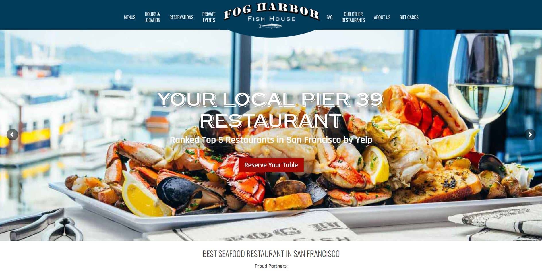 restaurant websites for inspiration