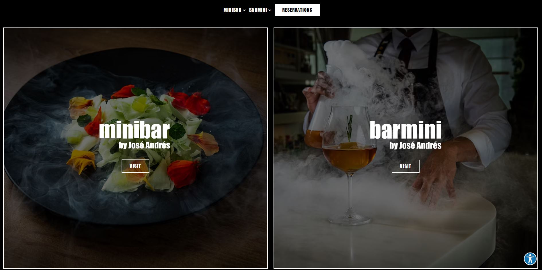 restaurant website design