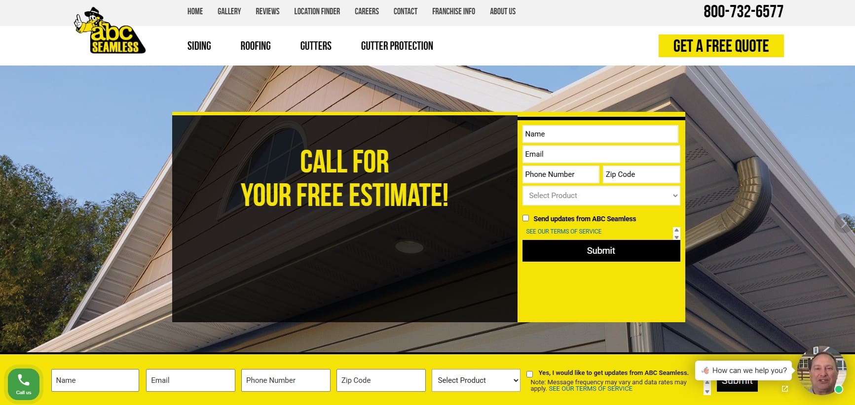 best looking roofing websites