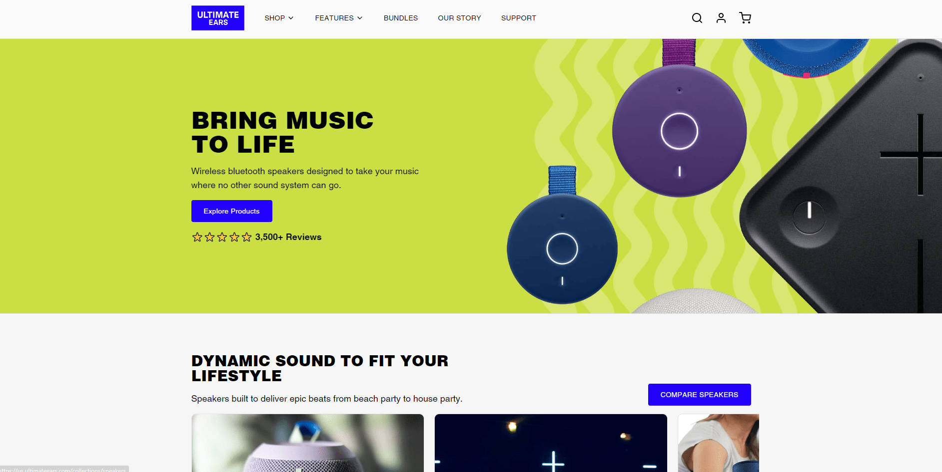 Tech Company Website for Inspiration
