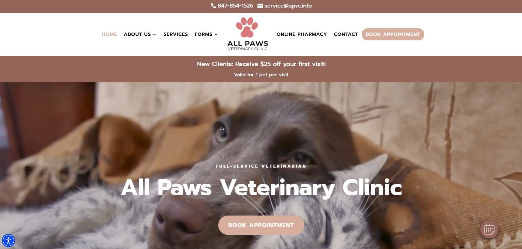 Veterinary Websites for Inspiration