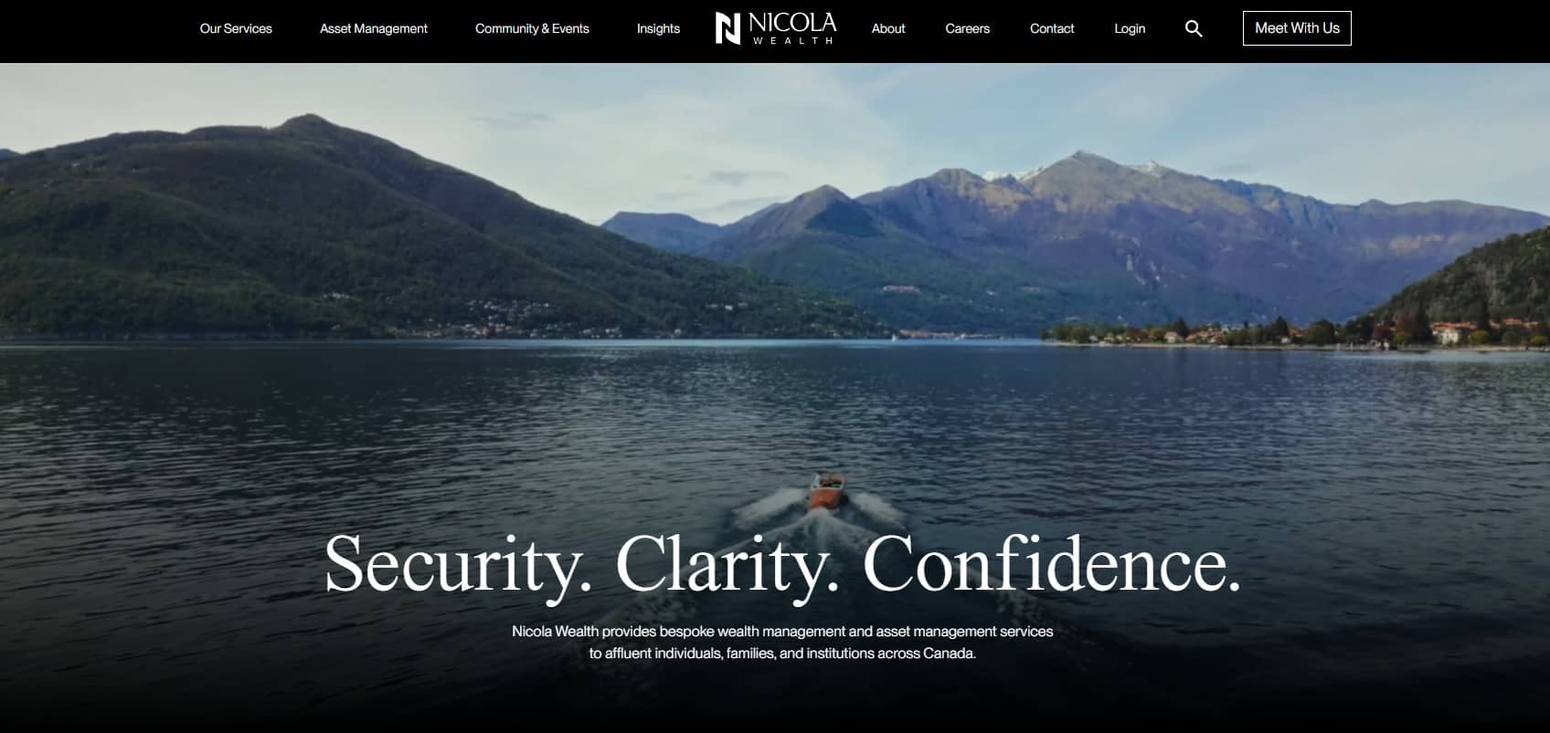 modern and innovative website offering personalized financial map