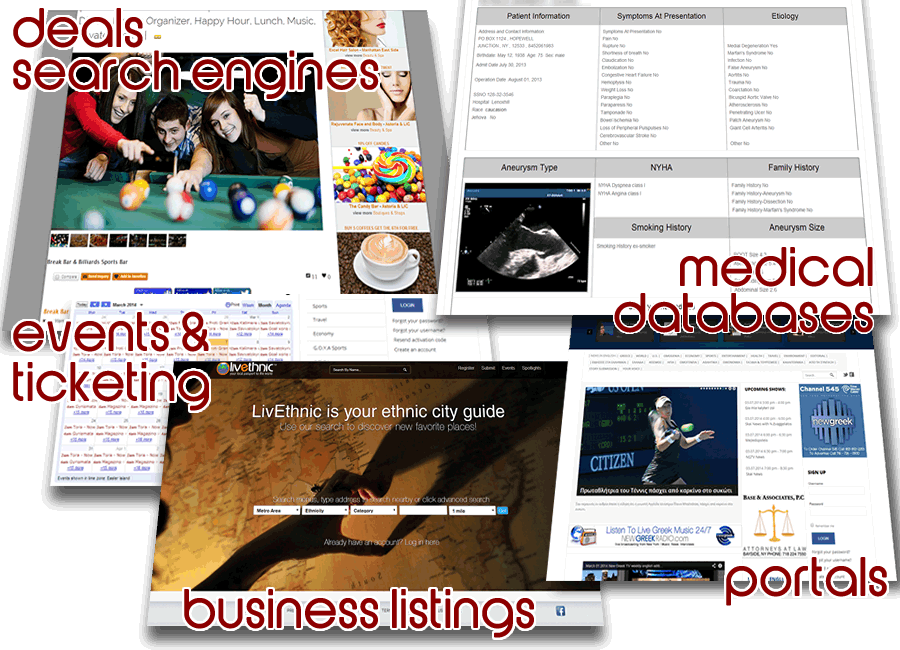 Complex Web Design & Development Projects